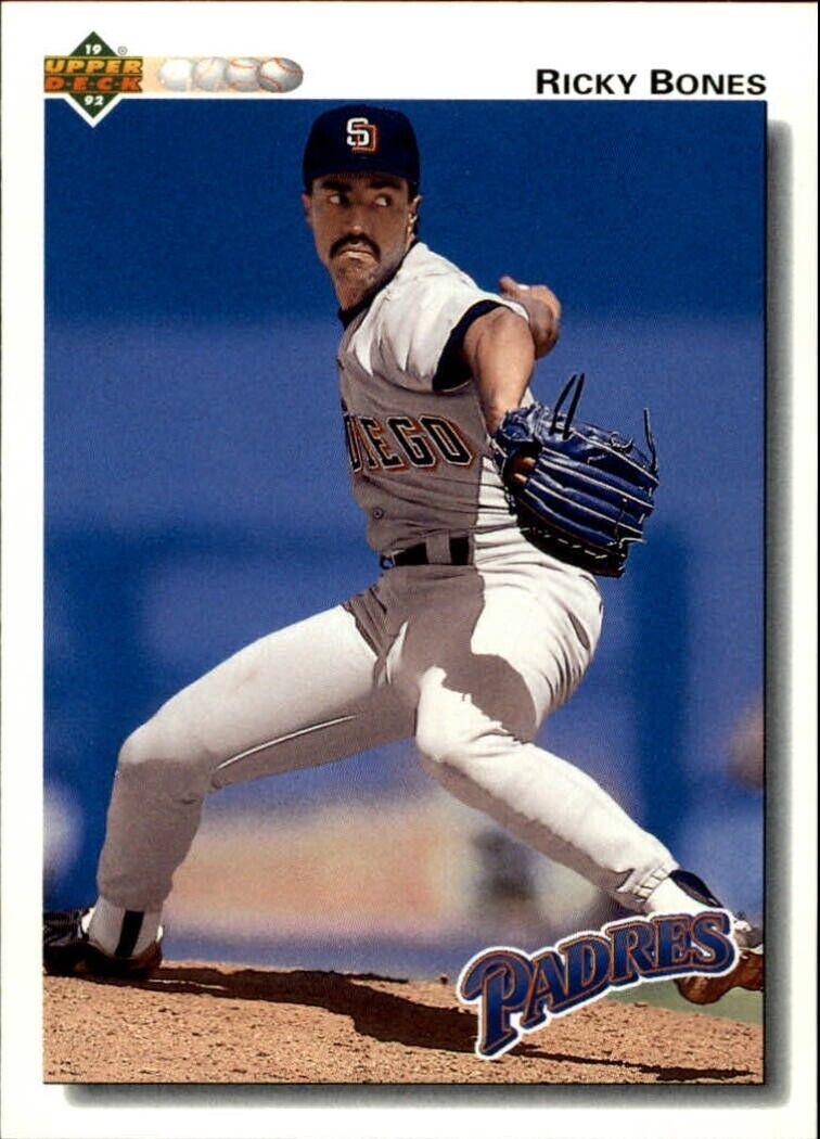 Ricky Bones 1992 Upper Deck MLB #623 Baseball Card San Diego Padres
