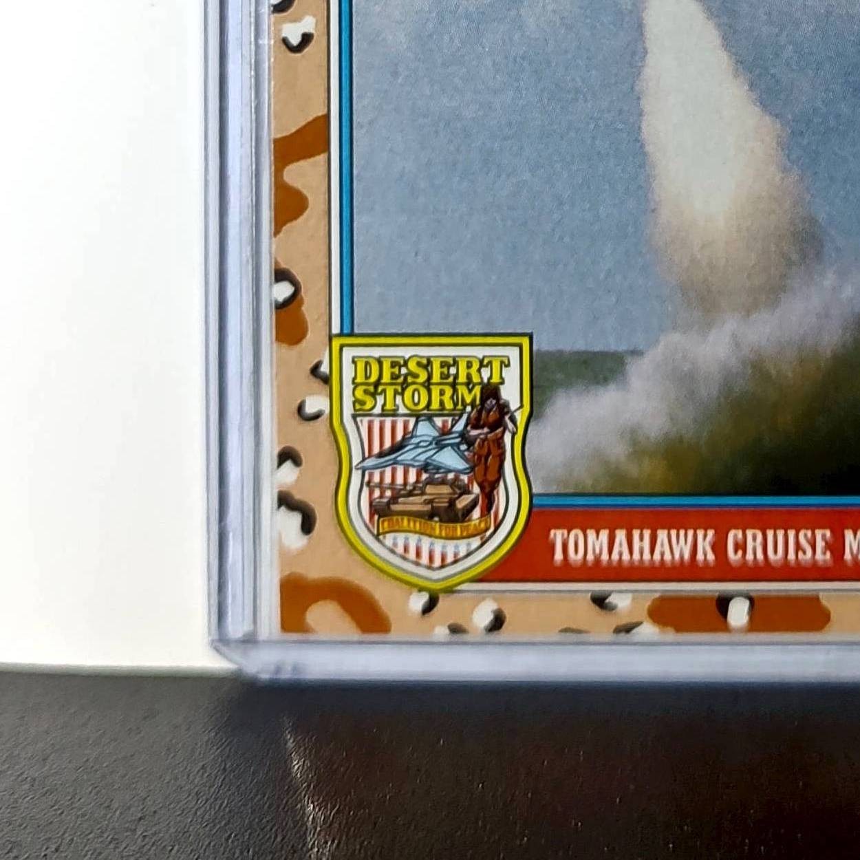 Tomahawk Cruise Missile 1991 Topps Desert Storm #167 Card