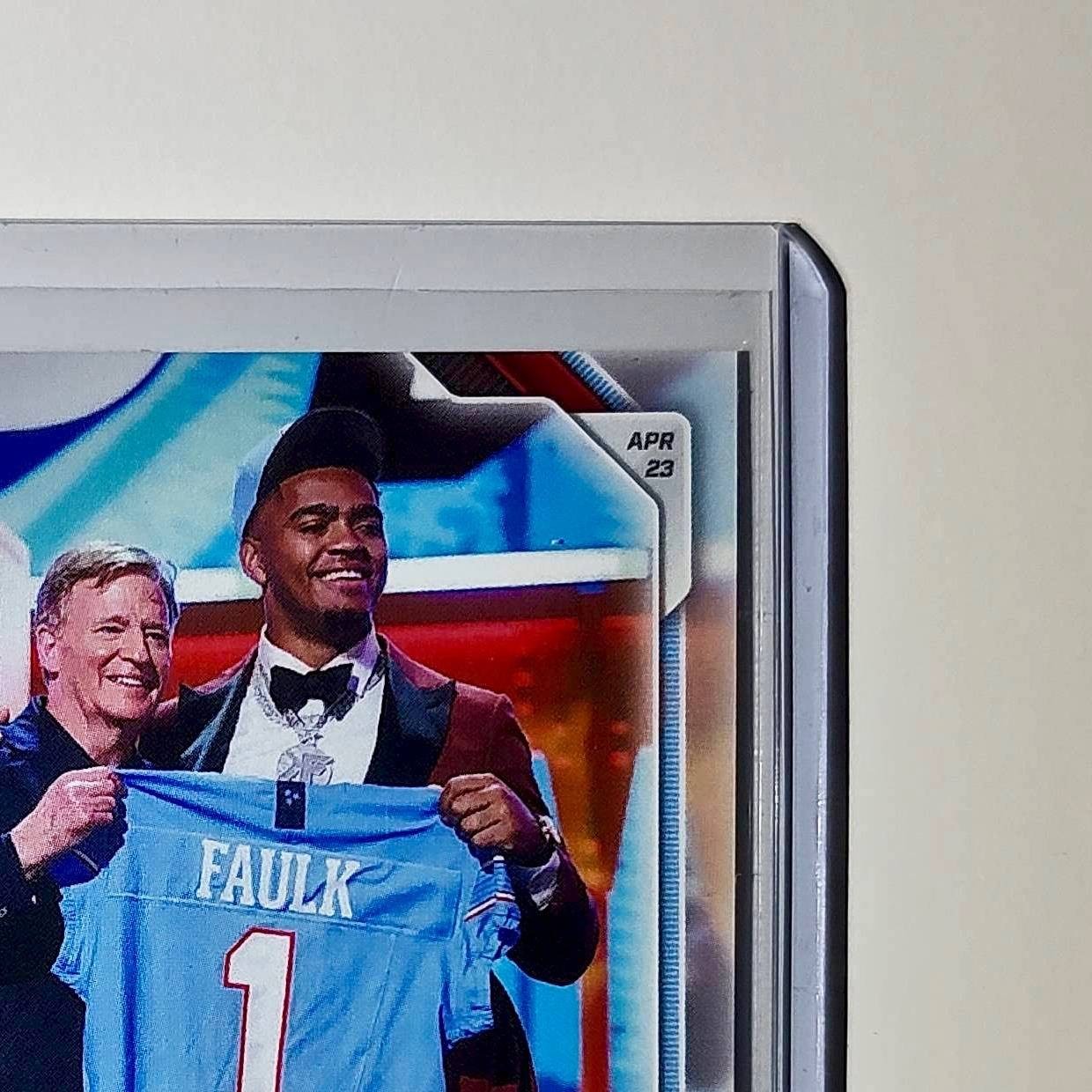Keldric Faulk Rookie 2026 Topps Now Draft Night #KFAU Card Tennessee Titans