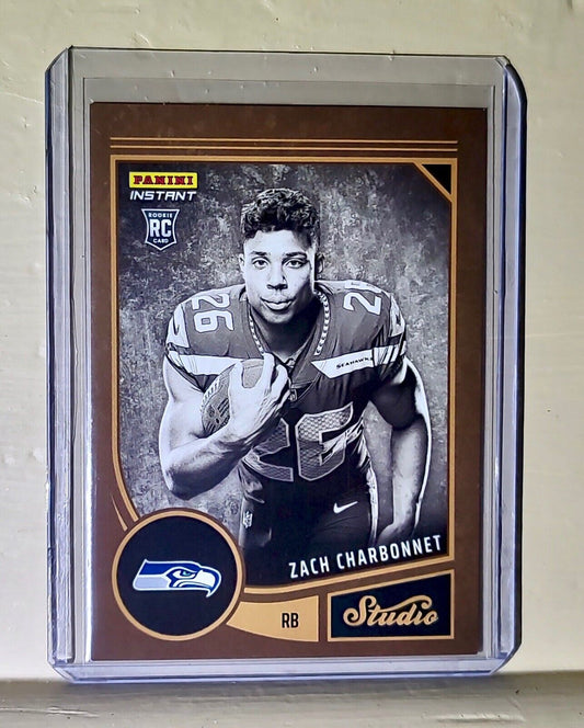 Zach Charbonnet 2023 Panini NFL Studio Rookies #13 Rookie Card 1/370