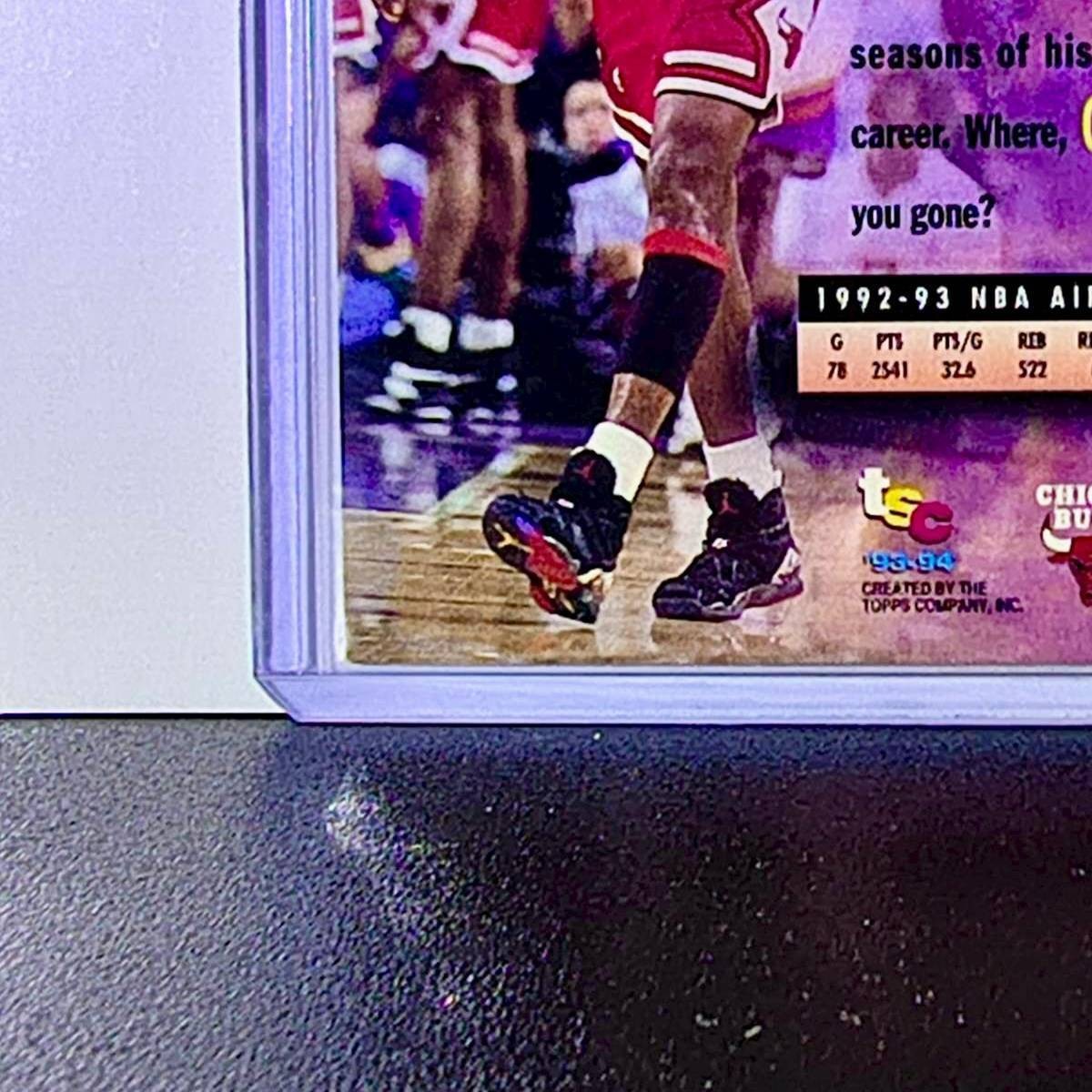 Michael Jordan 1993-94 Stadium Club #181 Basketball Card Chicago Bulls