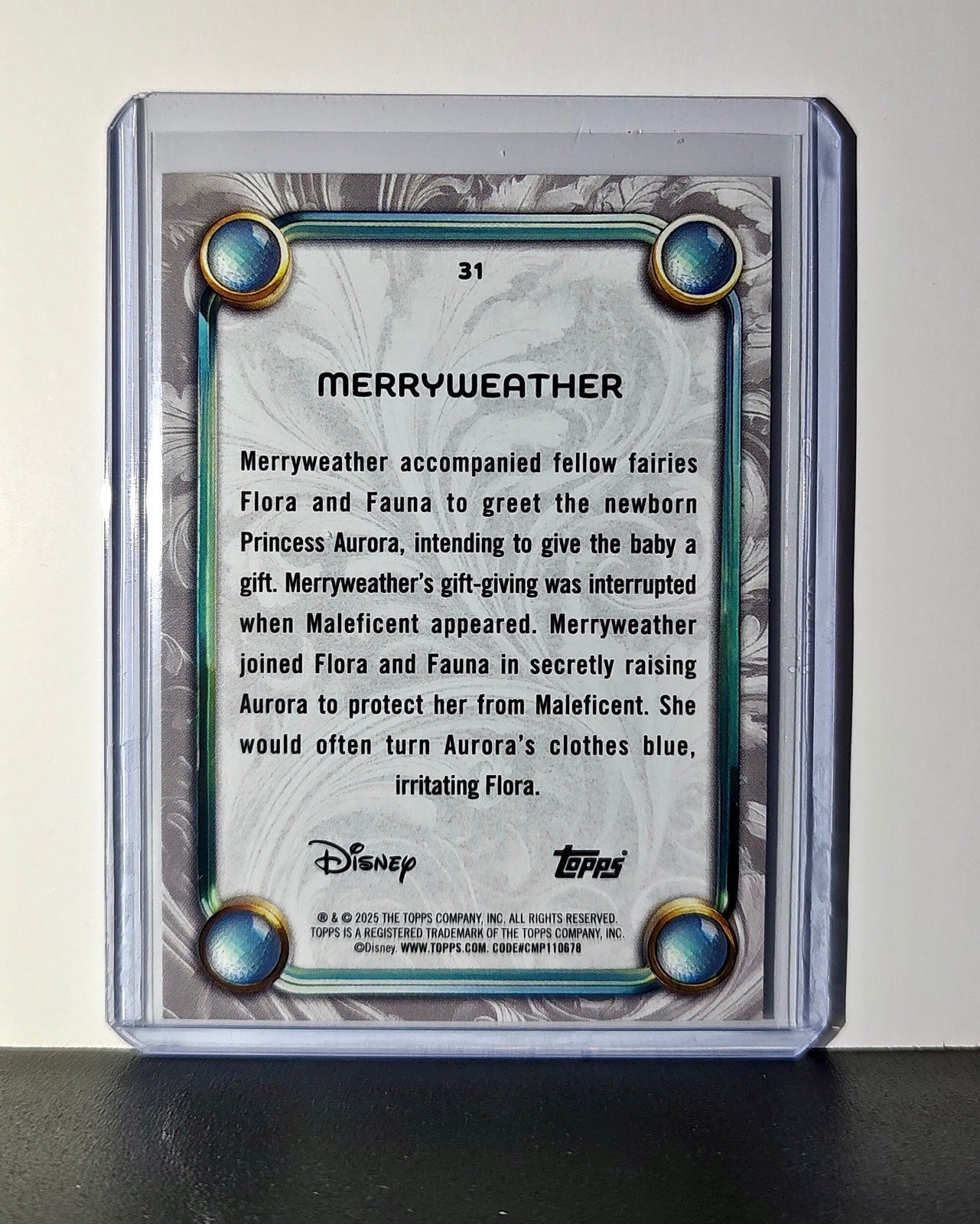 Merryweather 2025 Topps Disney Wonder #31 Card Sleeping Beauty