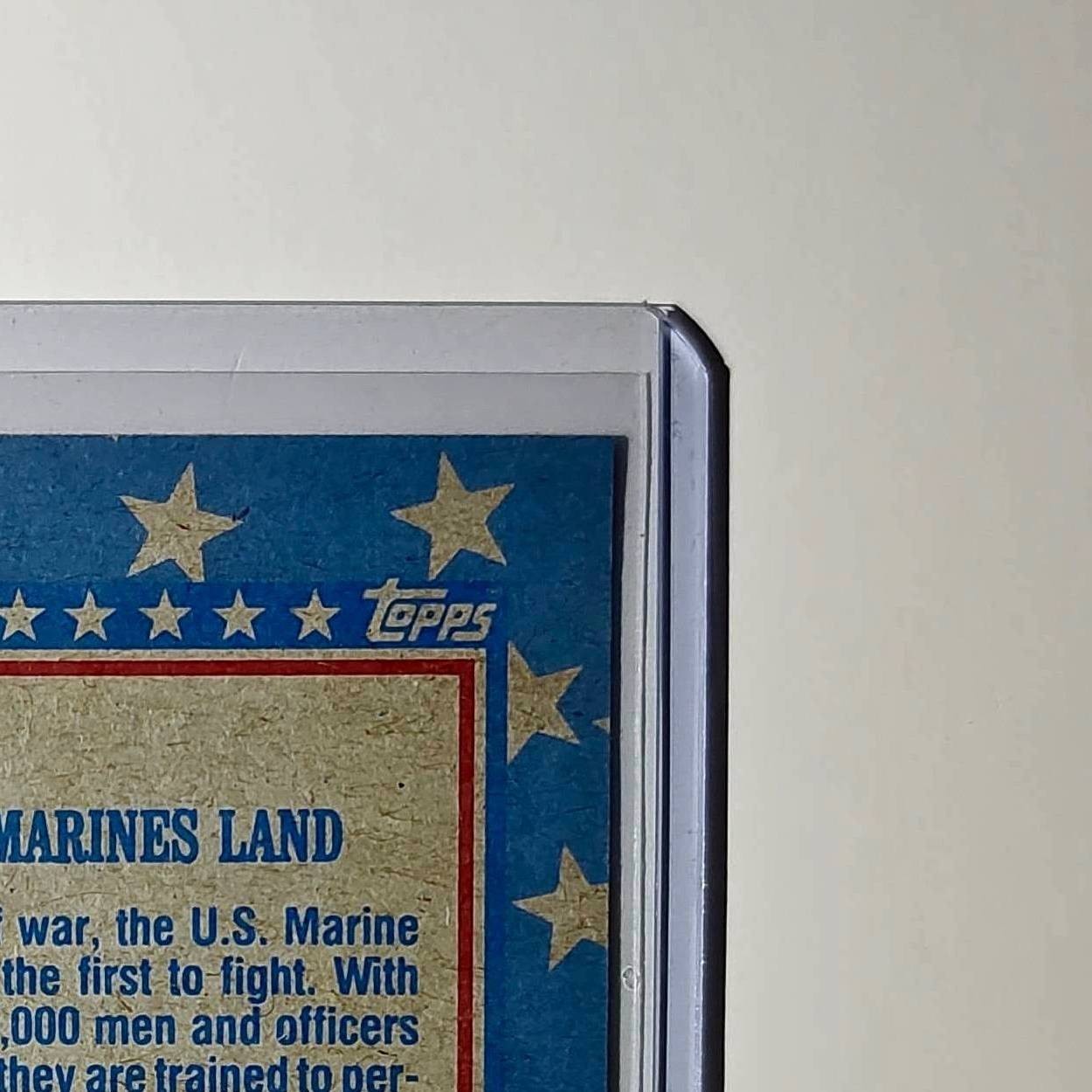 The Marines Land 1991 Topps Desert Storm #151 Card