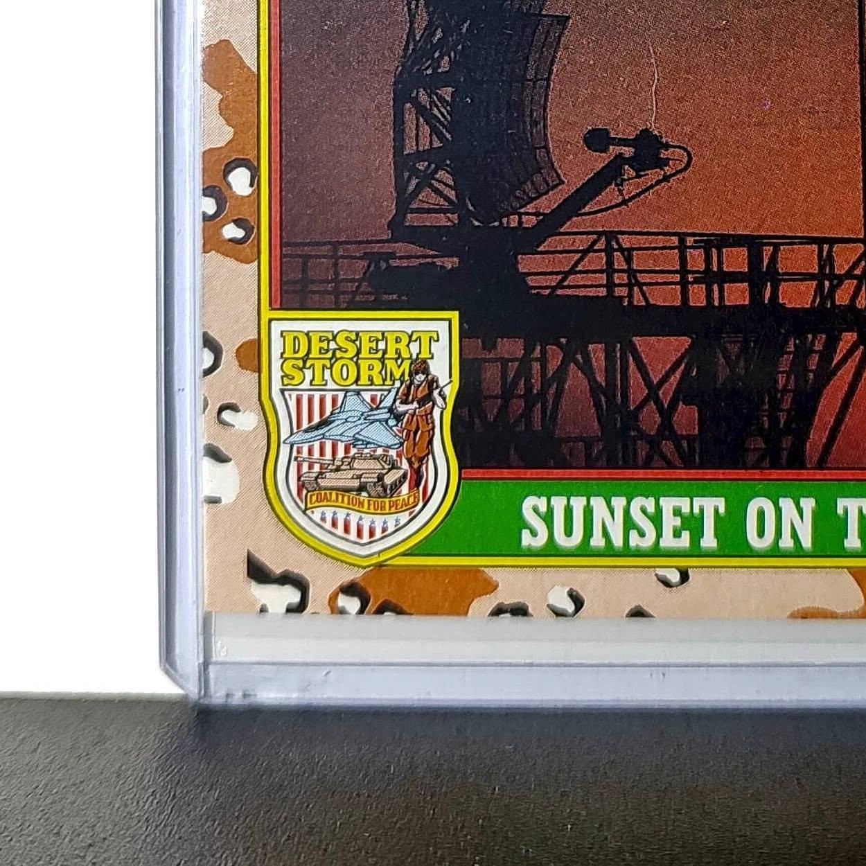Sunset on the Desert 1991 Topps Desert Storm #42 Card