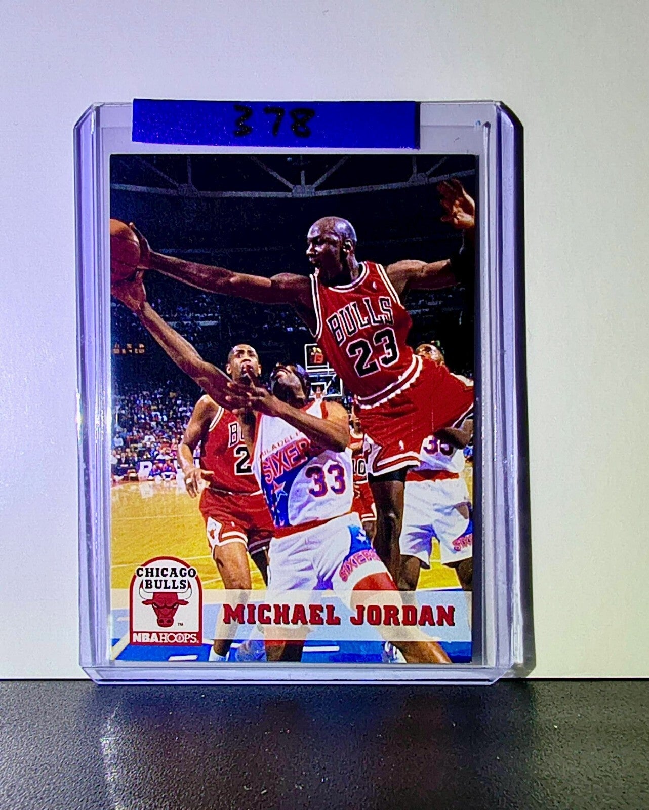 Michael Jordan 1993-94 NBA Hoops #28 Basketball Card Chicago Bulls