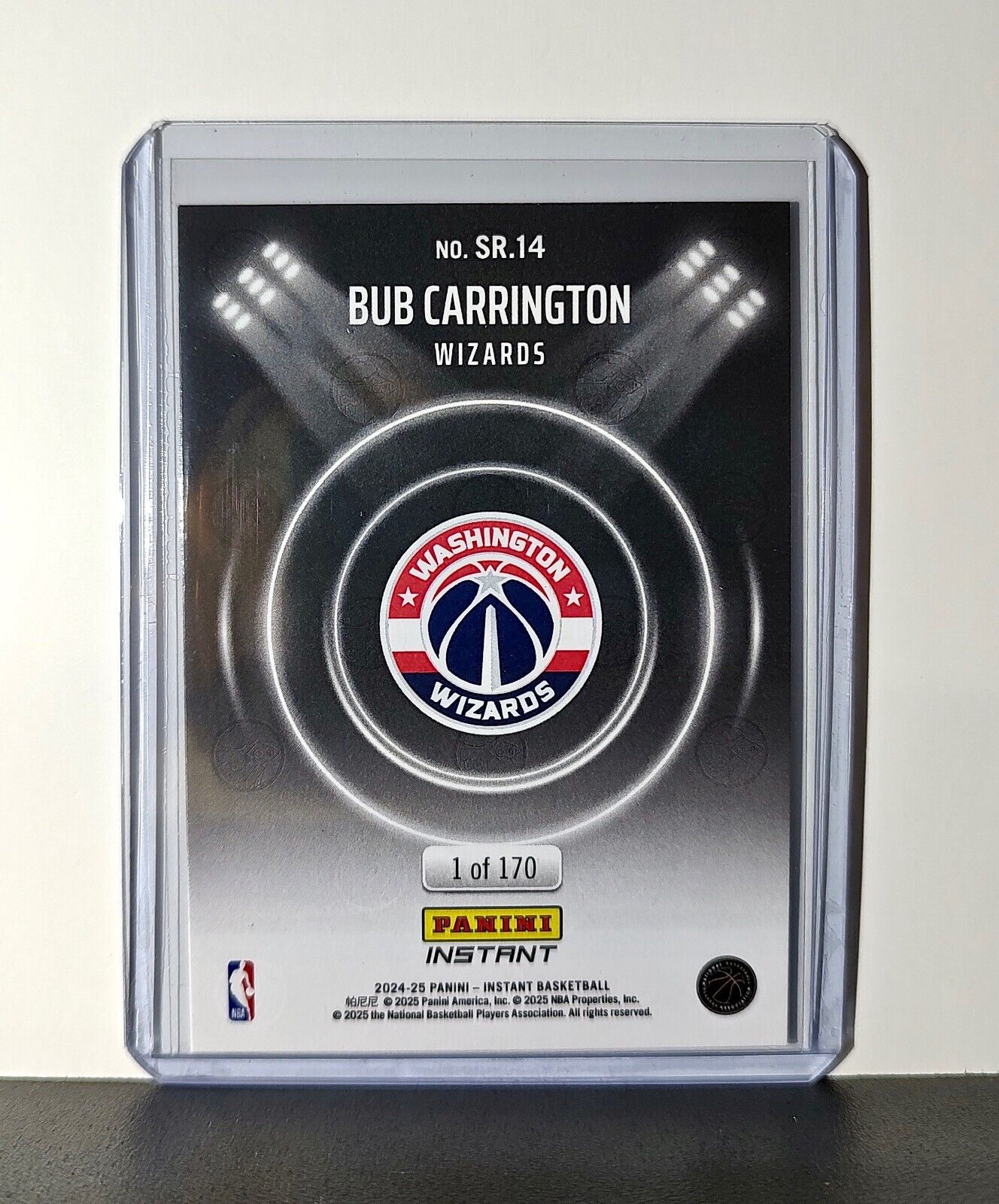 Bub Carrington Rookie 2024-25 Panini Spotlight Rookies NBA #14 Nuggets 1 of 170