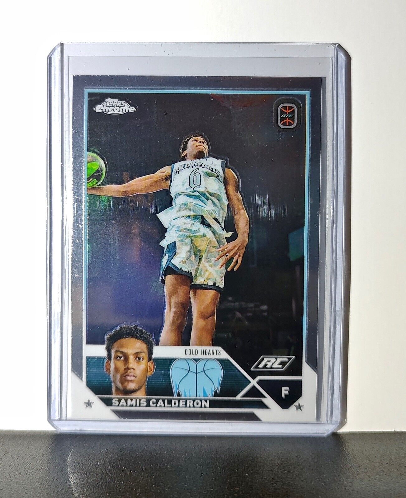Samis Calderon Rookie Card 2023-24 Topps Chrome Overtime #46 Cold Hearts