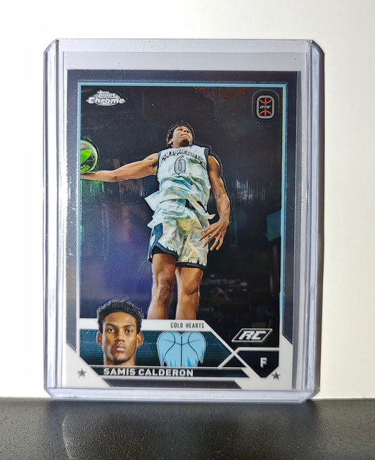 Samis Calderon Rookie Card 2023-24 Topps Chrome Overtime #46 Cold Hearts