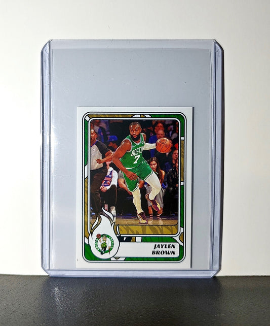 Jaylen Brown 2024-25 Panini NBA #113 Sticker Card Boston Celtics