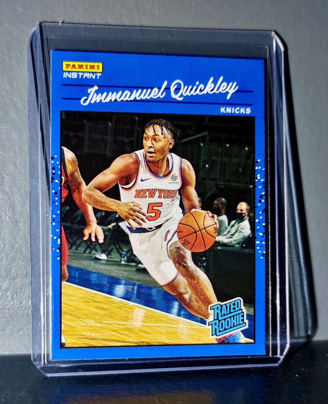 Immanuel Quickley 2020-2021 Panini NBA #24 Rated Rookie Retro Card 1/3558