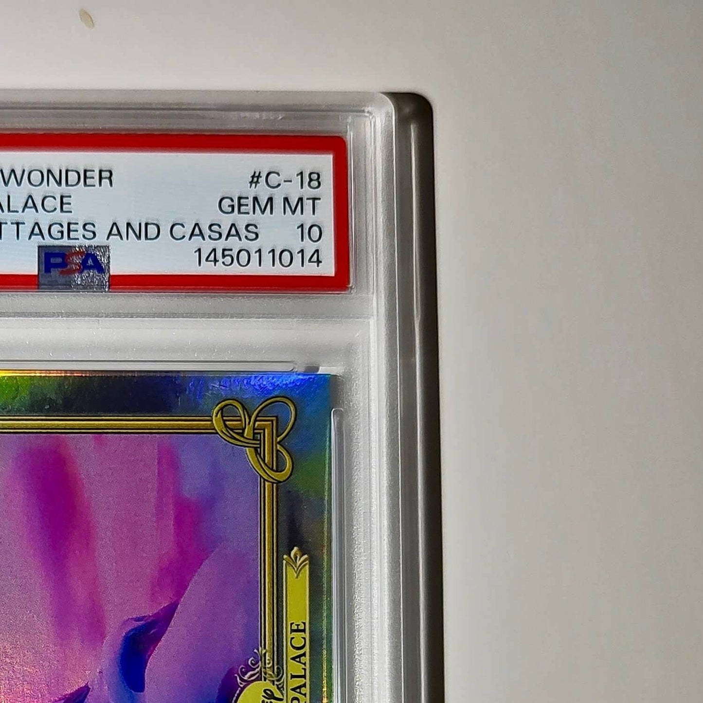 Elsa's Ice Palace 2025 Topps Disney #C-18 Card Frozen PSA 10