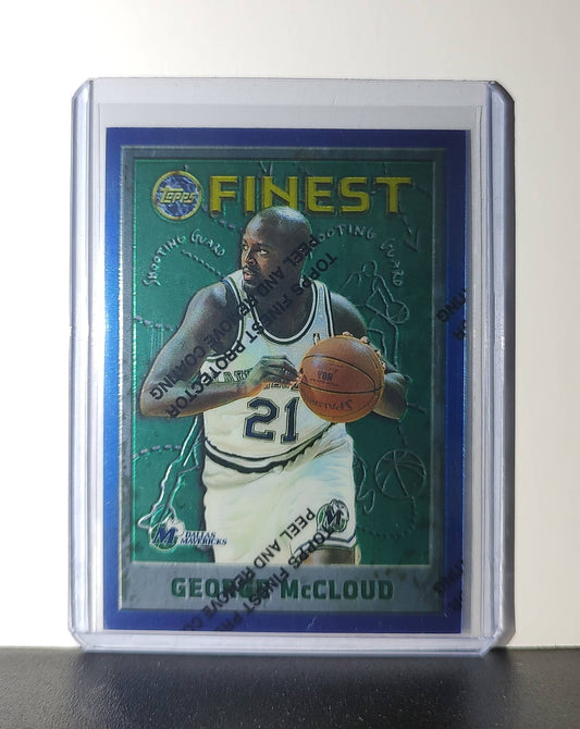 George McCloud 1995-96 Topps Finest NBA #201 Card Mavericks