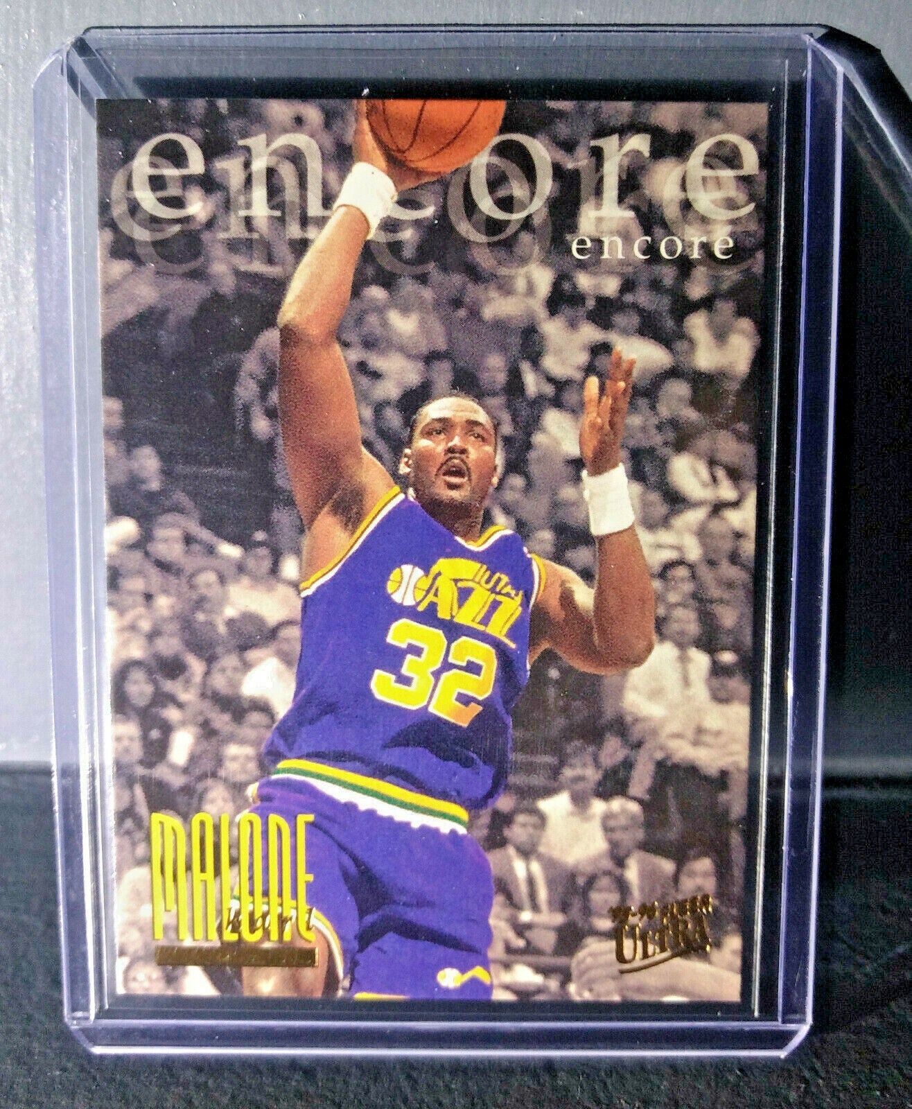 1995-96 Karl Malone Fleer Ultra #323 Encore Basketball Card