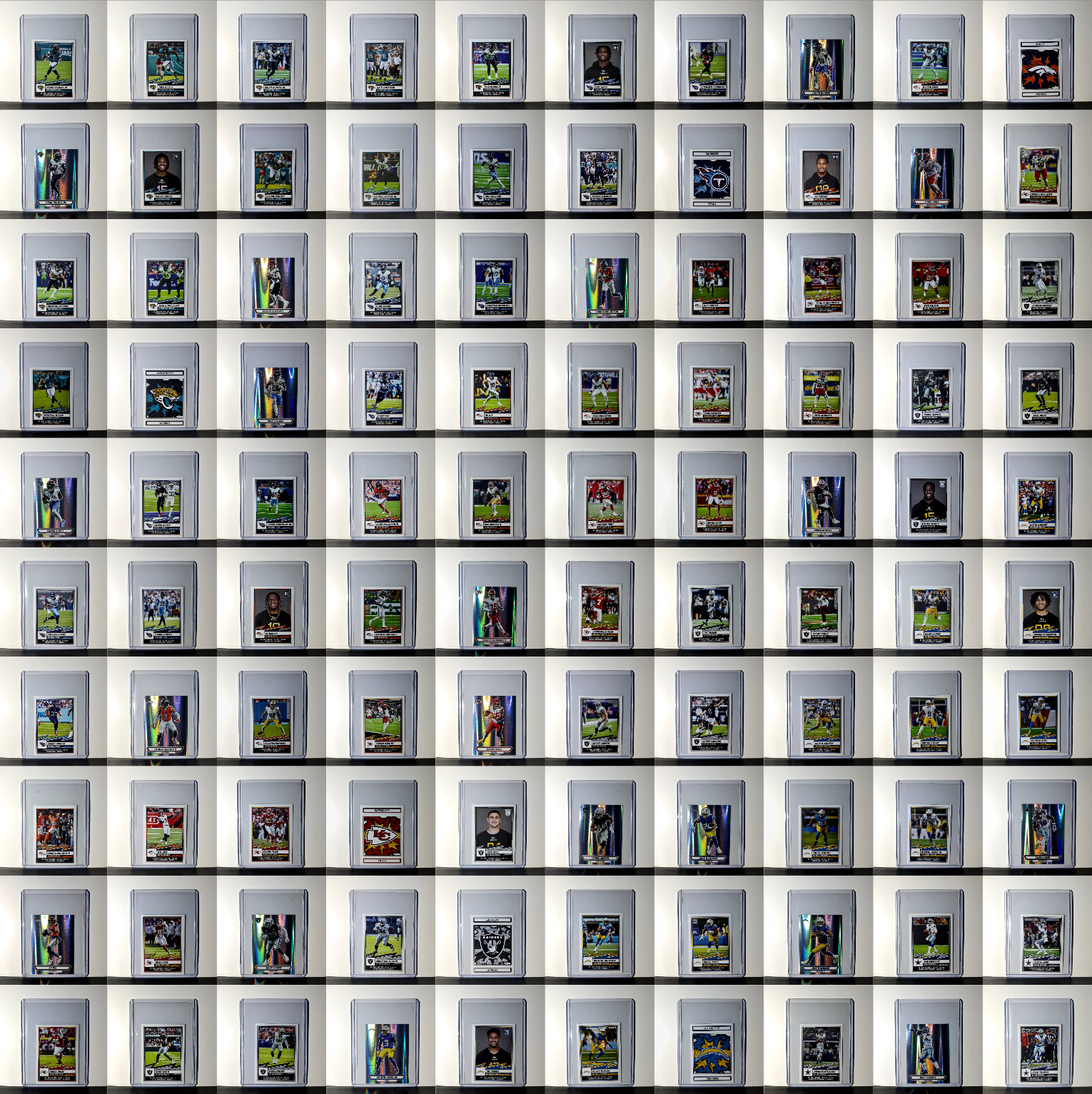2025 Panini NFL Sticker Collection Complete 564 Football Sticker Set - Toploaded
