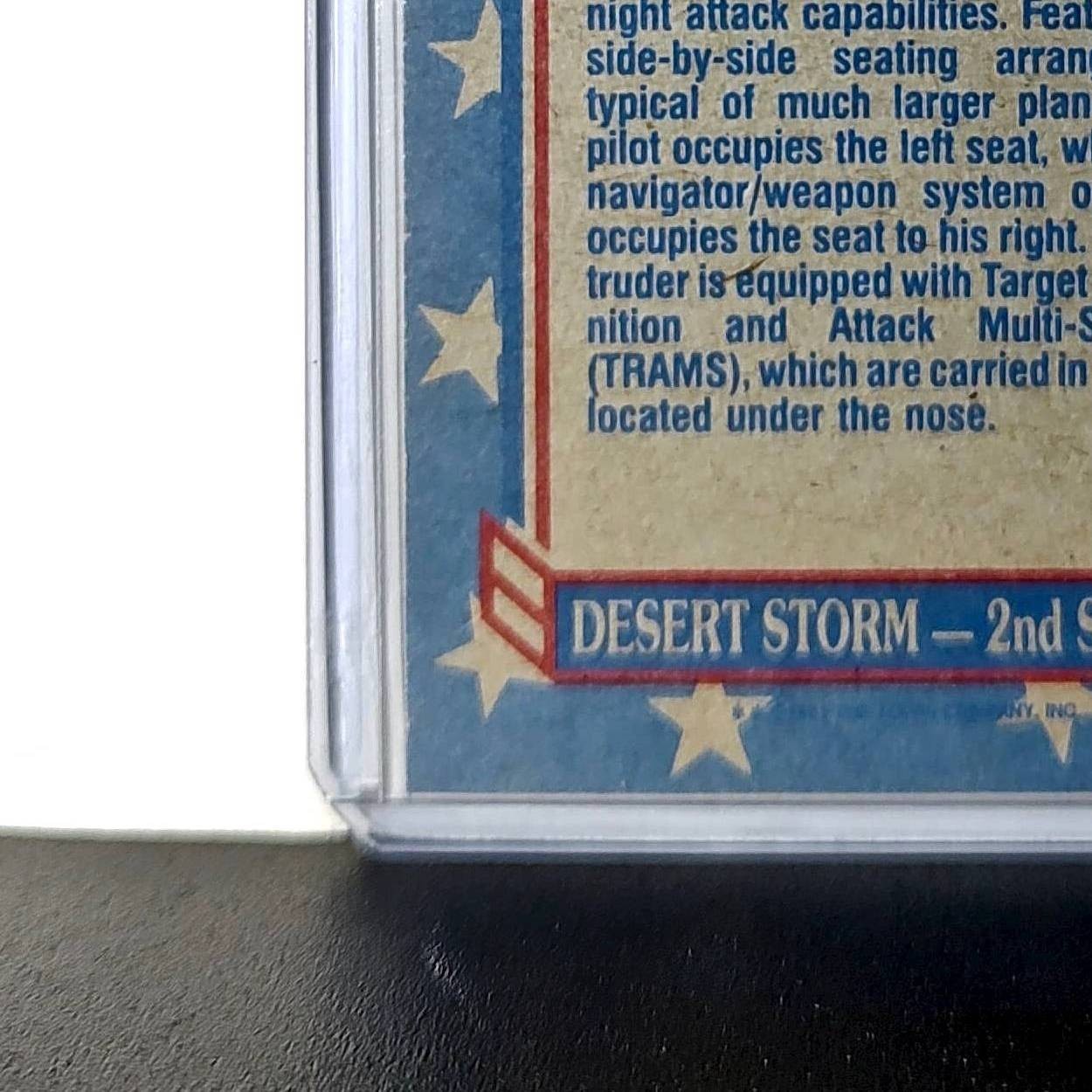 A-6 Intruder 1991 Topps Desert Storm #104 Card