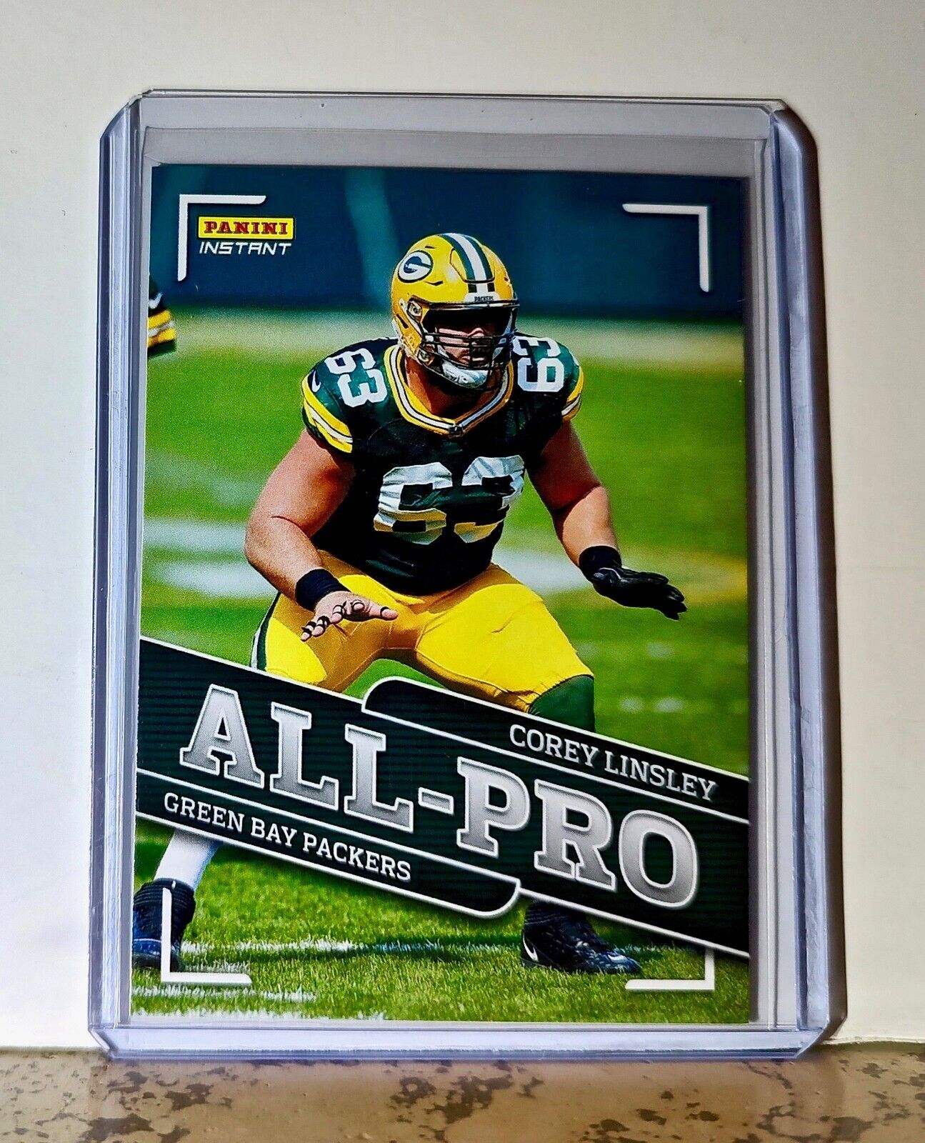 Corey Linsley 2020 Panini All-Pro NFL #11 Football Card 1/241 Green Bay Packers