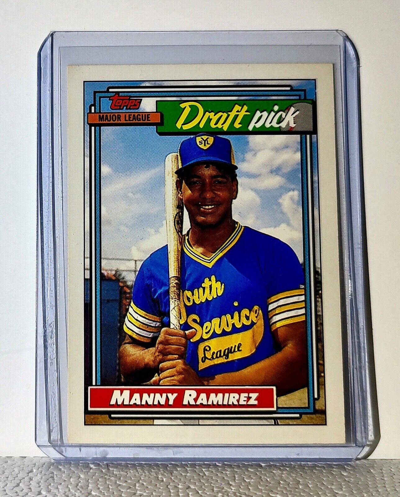 Manny Ramirez 1992 Topps MLB #156 Draft Baseball Card Cleveland Indians