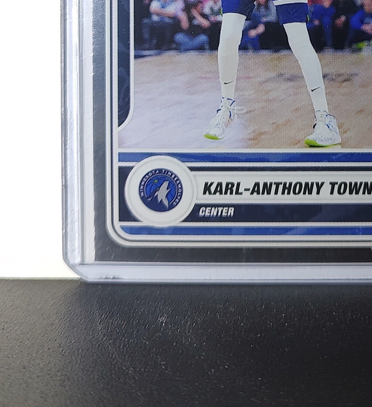 Karl-Anthony Towns 2023-24 Panini NBA Sticker Foil Card 8 Minnesota Timberwolves