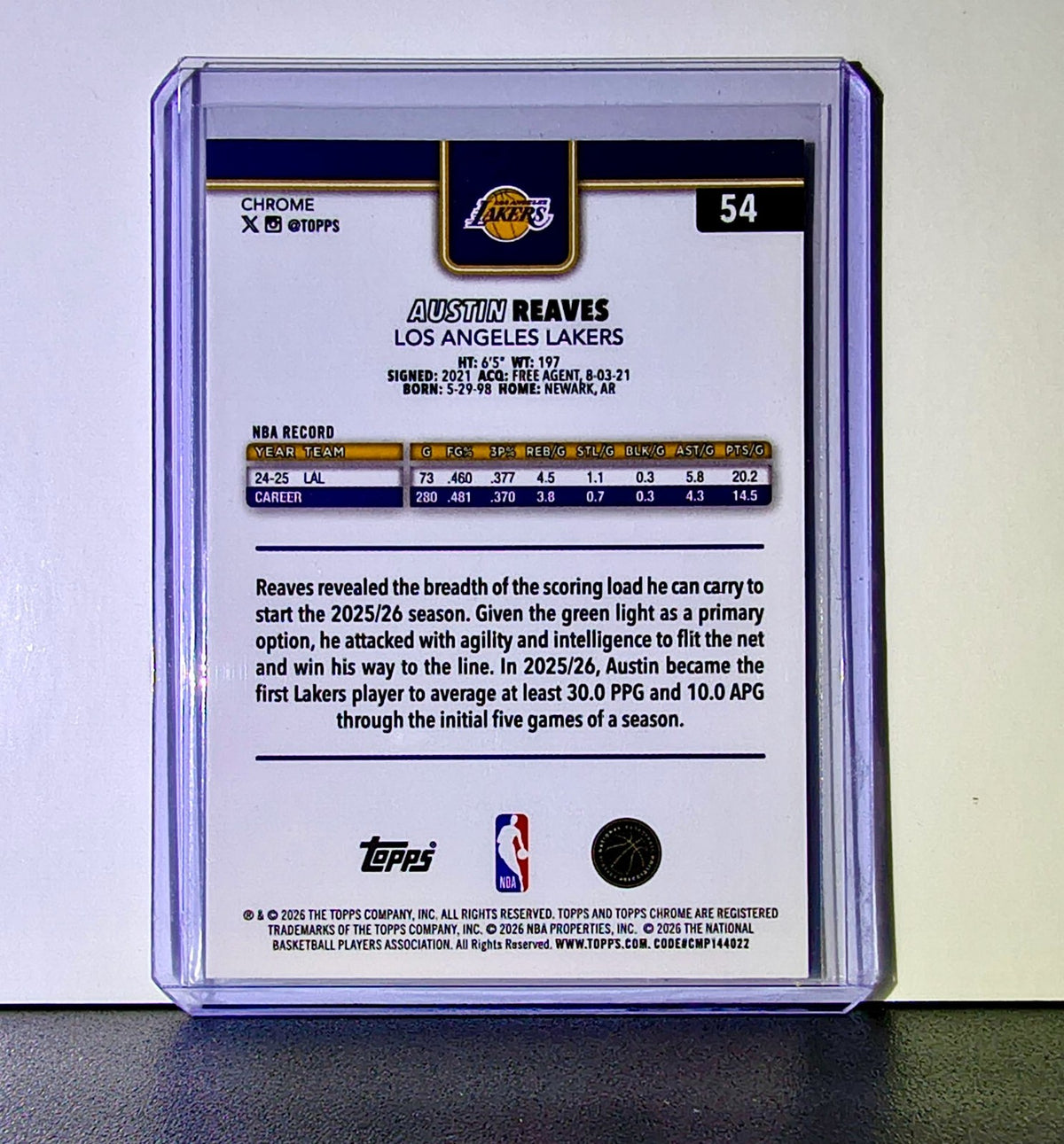 Jrue Holiday 2025-26 NBA Topps Chrome Update #54 Basketball Card Trail Blazers