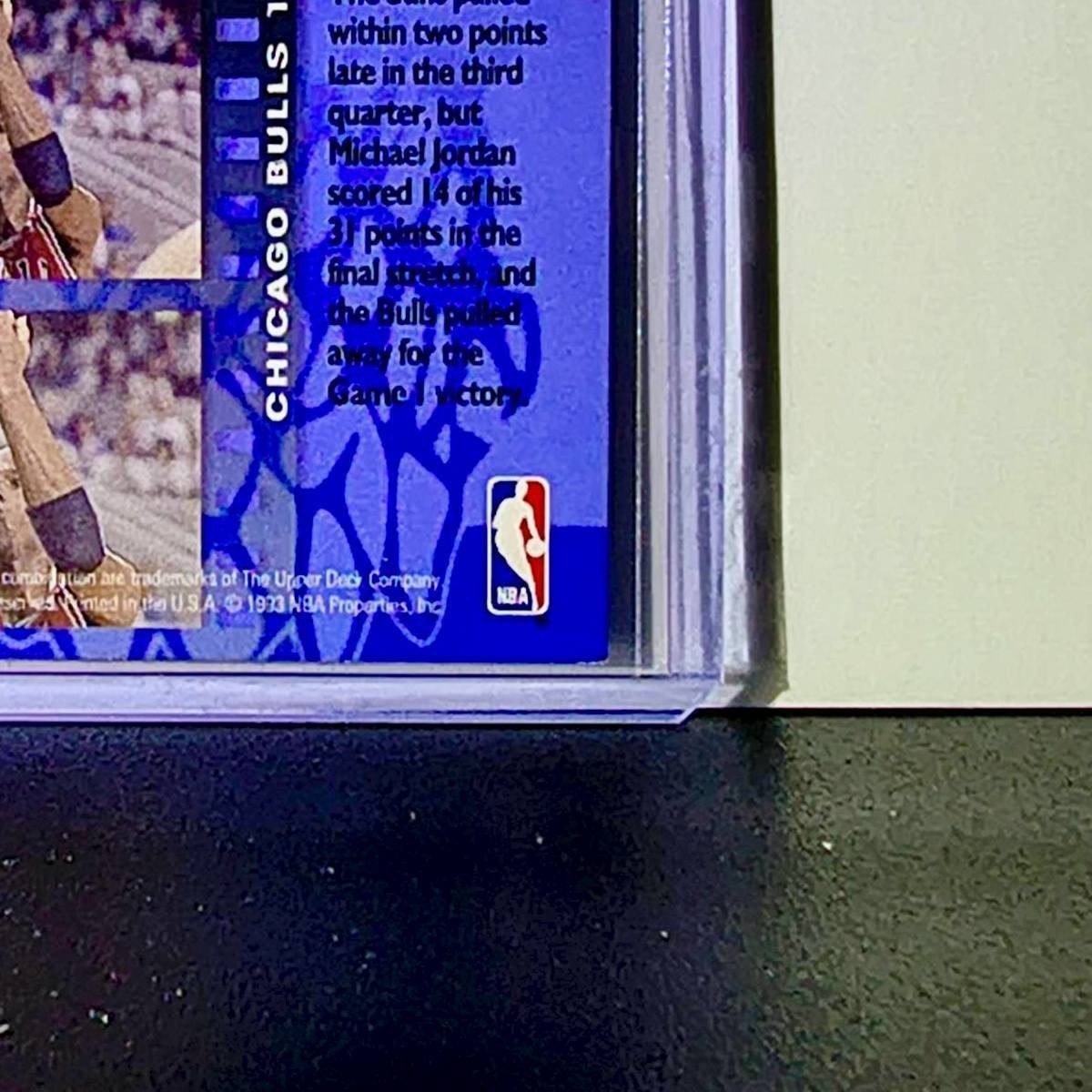 Michael Jordan 1993-94 Upper Deck NBA Finals #198 Basketball Card Chicago Bulls
