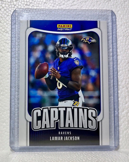 Lamar Jackson 2023 Panini NFL Captain #3 Football Card Baltimore Ravens 1/331