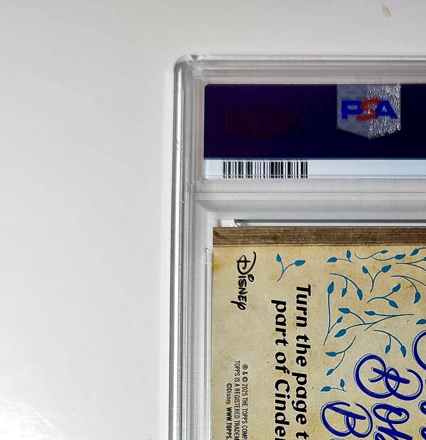 The animals work to create "Cinderelly's" dress 2025 Topps Disney #C75-10 PSA 9
