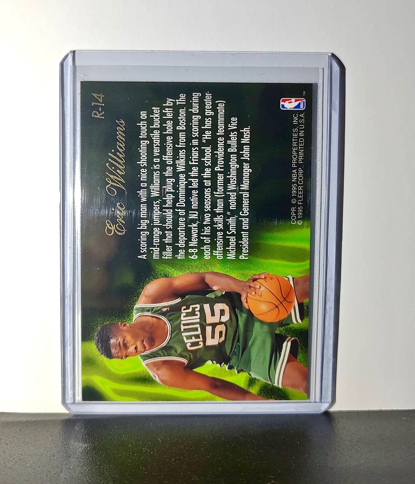 Eric Williams Rookie 1995-96 Flair NBA #R-14 Class of '95