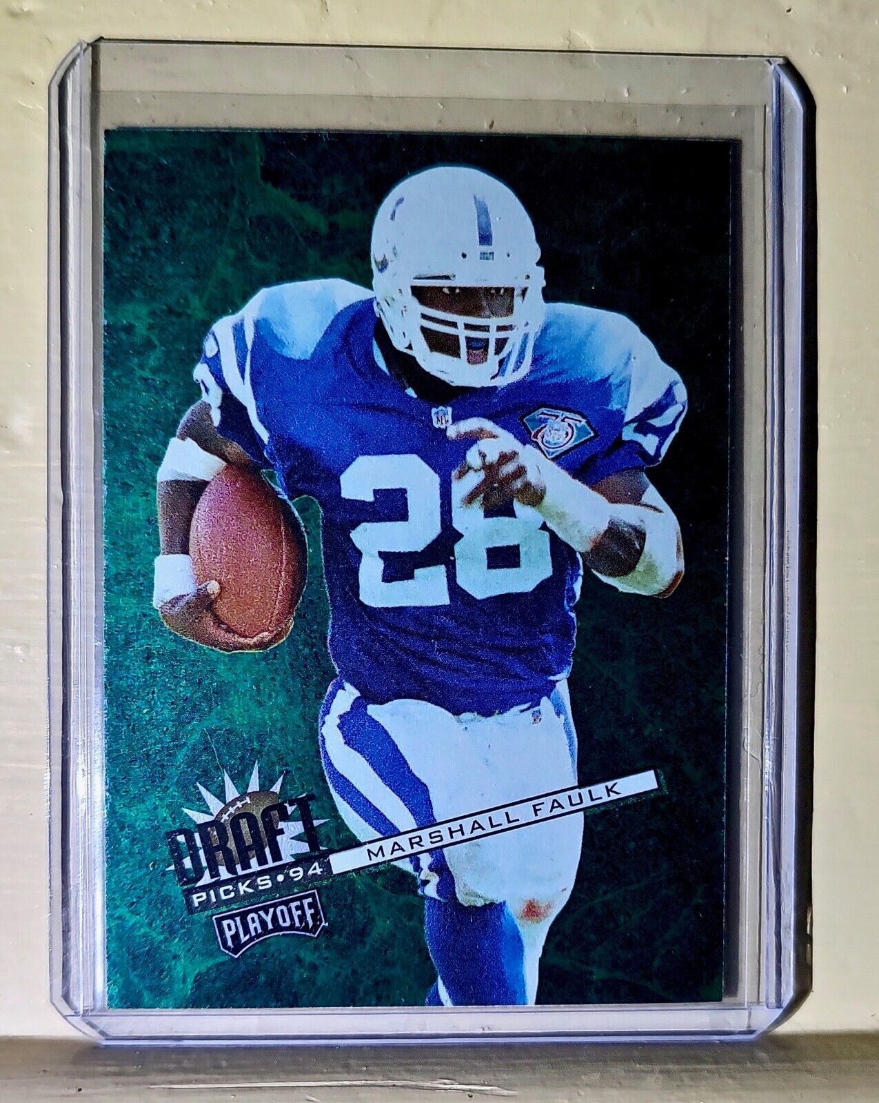 Marshall Faulk 1994 Playoff Football Draft Picks #104 NFL Card Colts