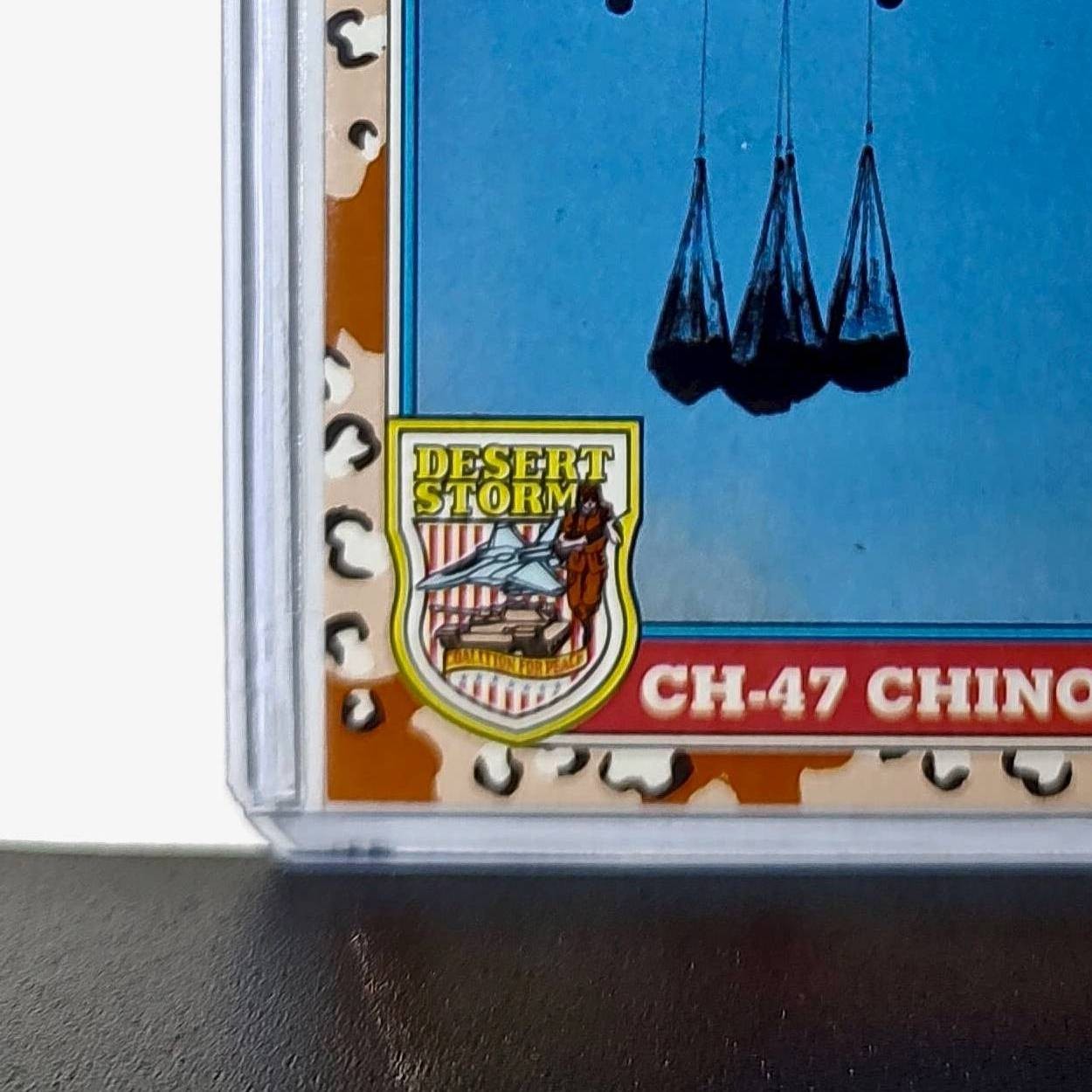 CH-47 Chinook 1991 Topps Desert Storm #125 Card