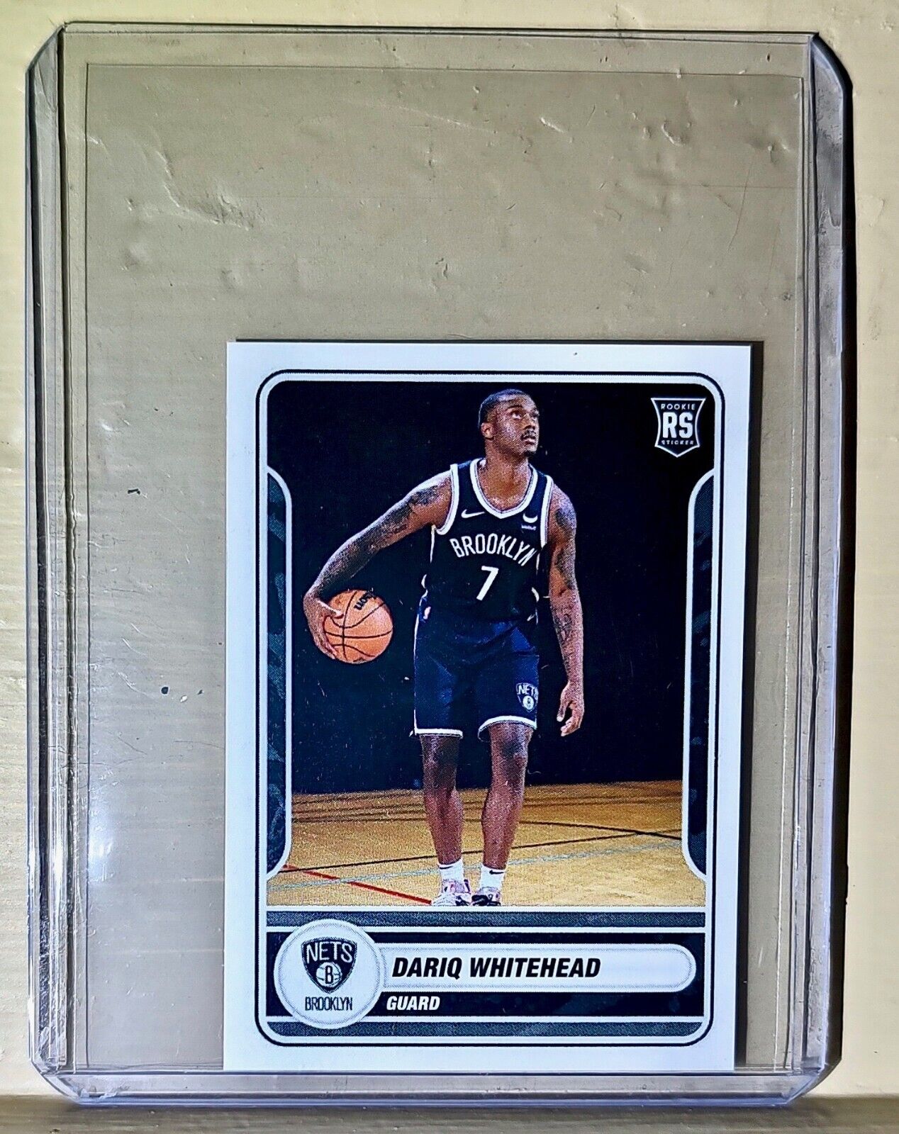 2023-24 Dariq Whitehead Panini NBA Basketball #135 Sticker Brooklyn Nets