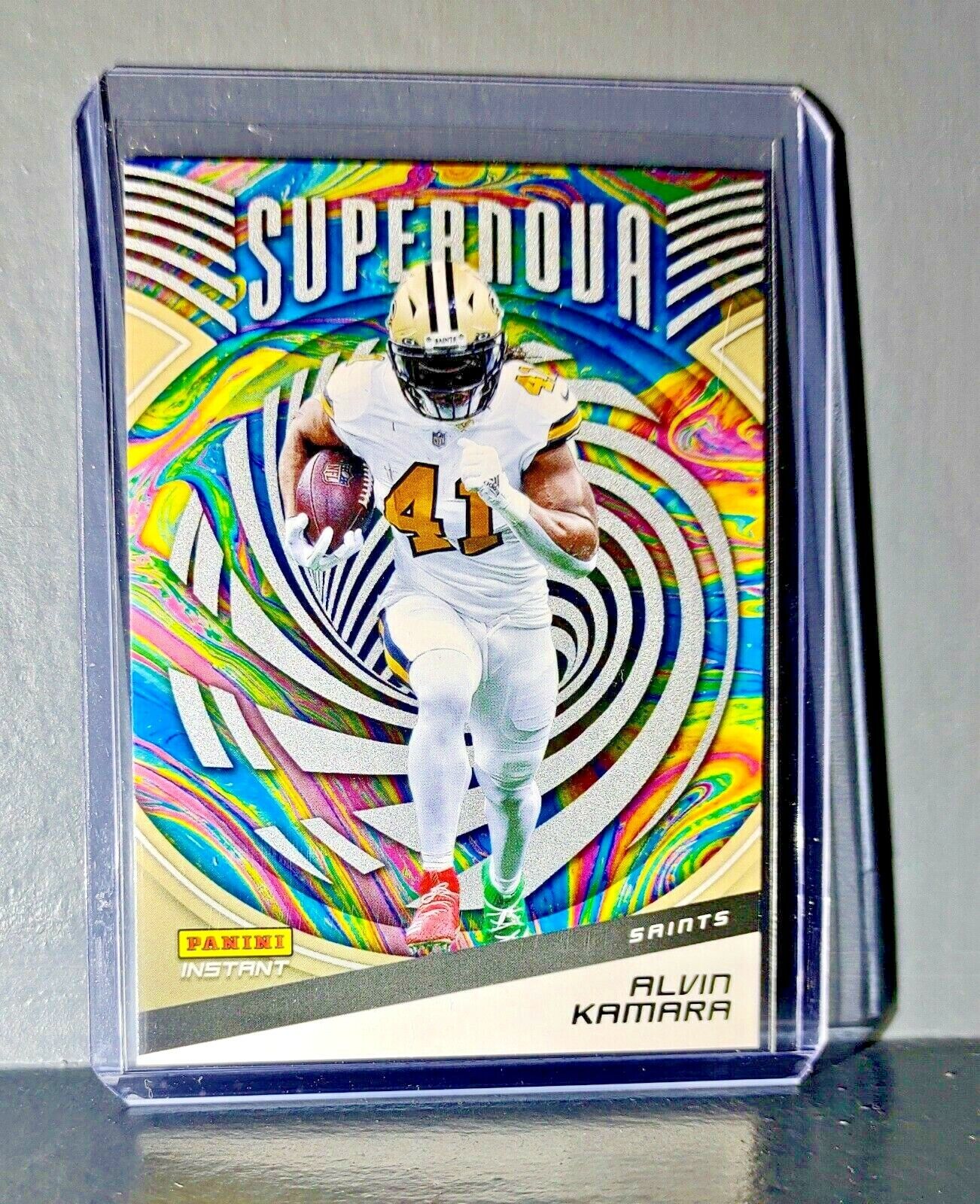 Alvin Kamara 2021 Panini NFL Instant Supernova #16 Football Card 1 of 3357