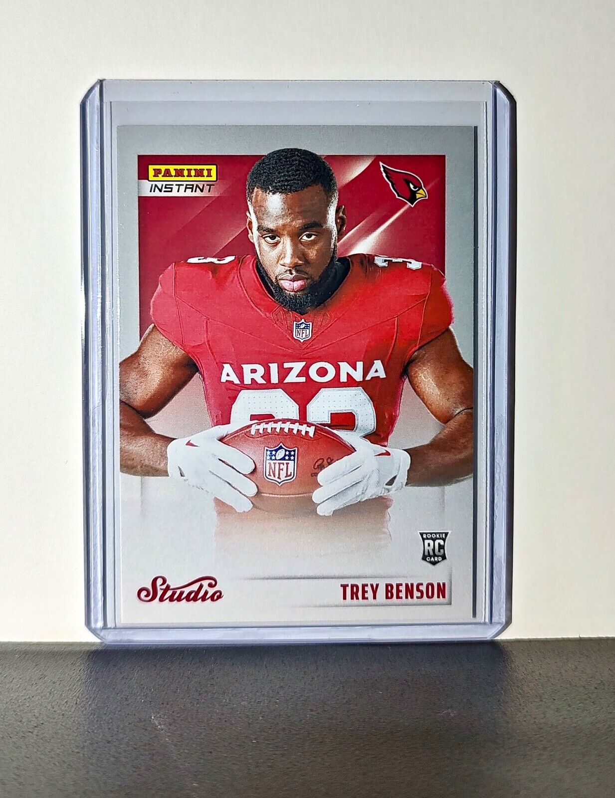 Trey Benson 2024 Panini NFL Studio Rookies #29 Card Arizona Cardinals 1/1672