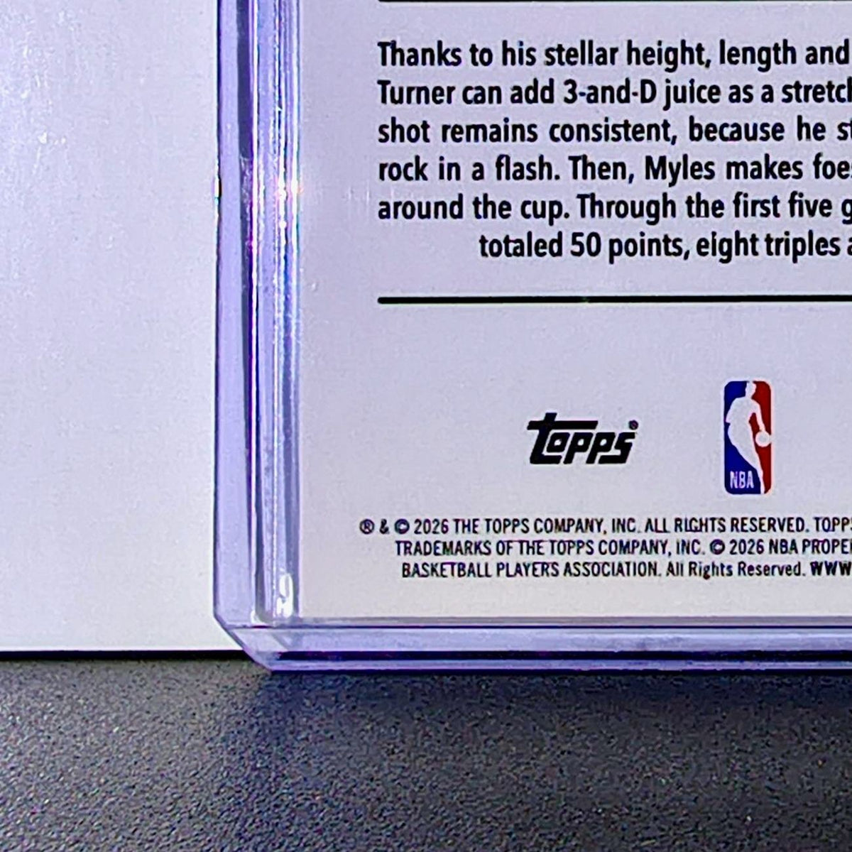 Myles Turner 2025-26 NBA Topps Chrome Update #70 Basketball Card Milwaukee Bucks