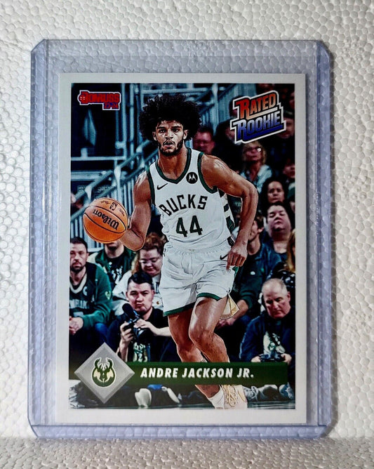 Andre Jackson Jr. 2023-24 Panini NBA #20 Rated Rookie Retro Card Bucks 1/715