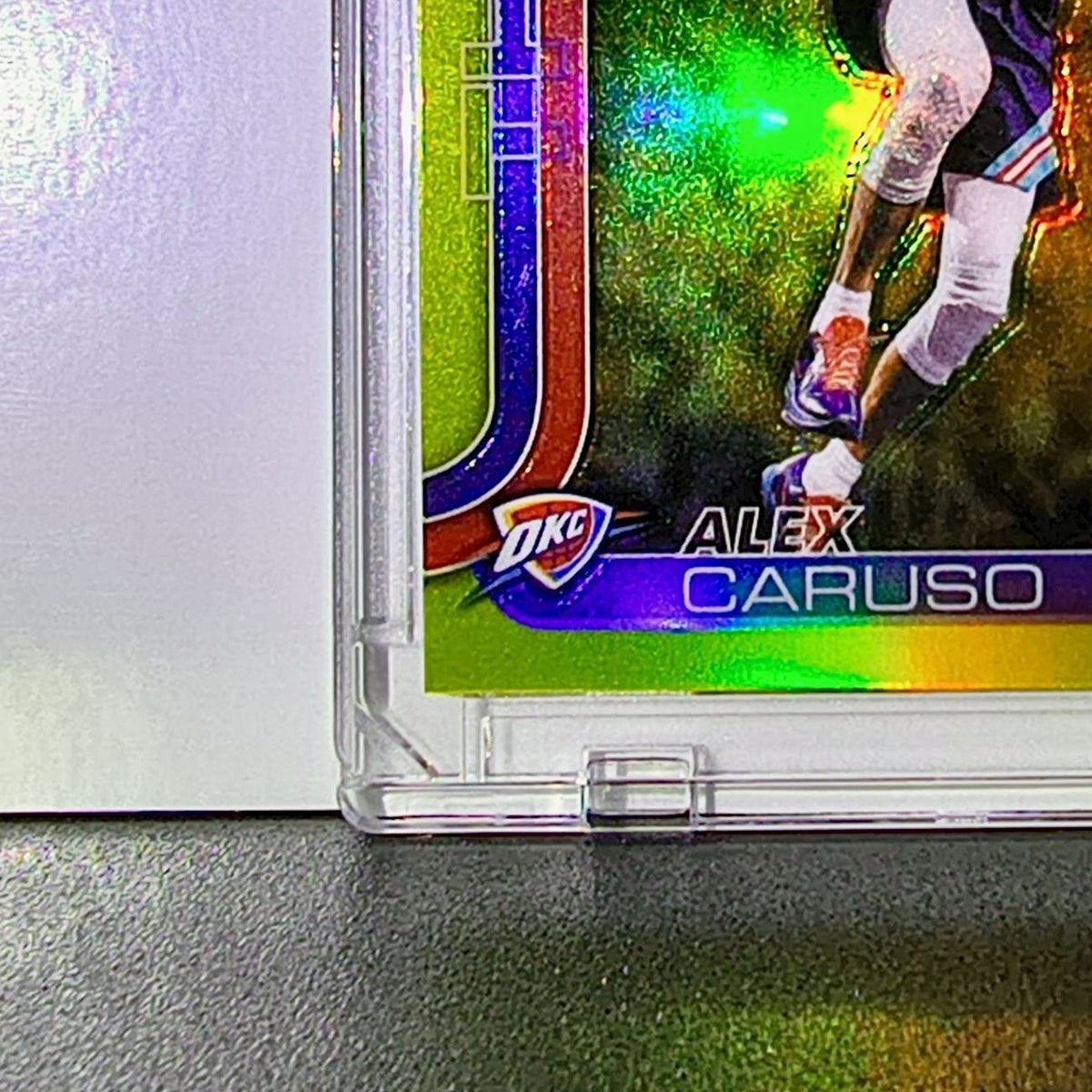 Alex Caruso 2025-26 NBA Topps Chrome Update Yellow Refractor 117/275 OC Thunder