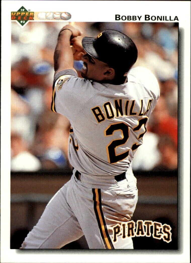 Bobby Bonilla 1992 Upper Deck MLB #225 Baseball Card Pittsburgh Pirates