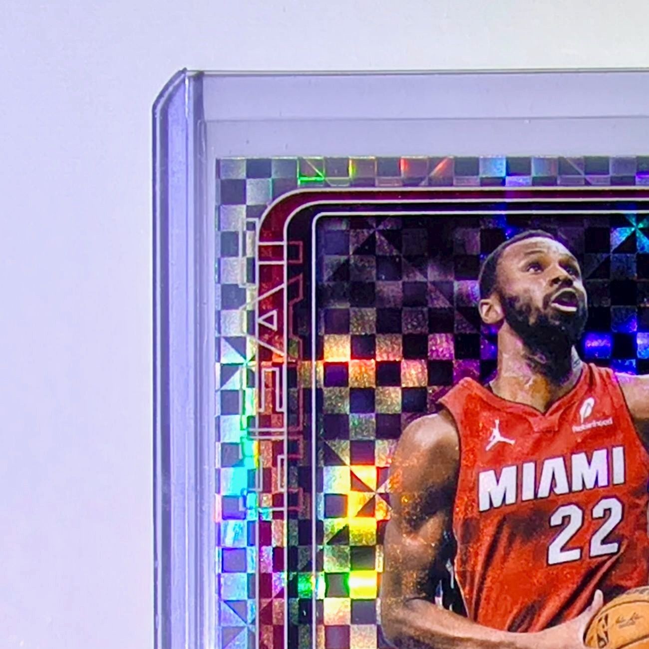 Andrew Wiggins 2025-26 NBA Topps Chrome Update X-Fractor #128 Card Miami Heat