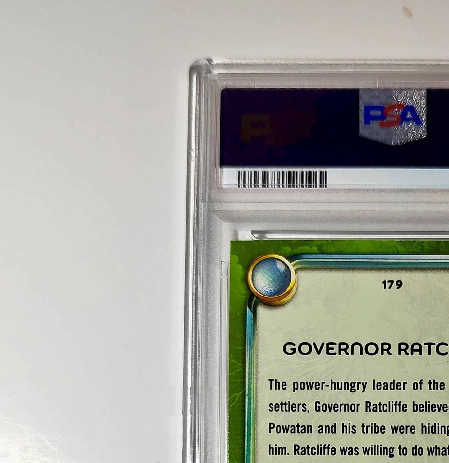 Governor Ratcliffe 2025 Topps Disney Wonder #179 Card Pocahontas PSA 10
