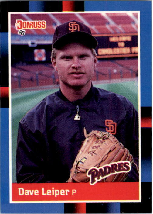 1988 Dave Leiper Donruss Baseball Card #557