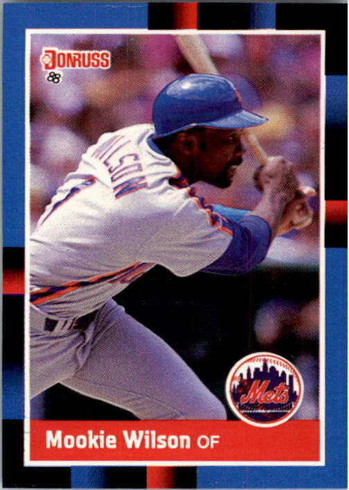 1988 Mookie Wilson Donruss Baseball Card #652