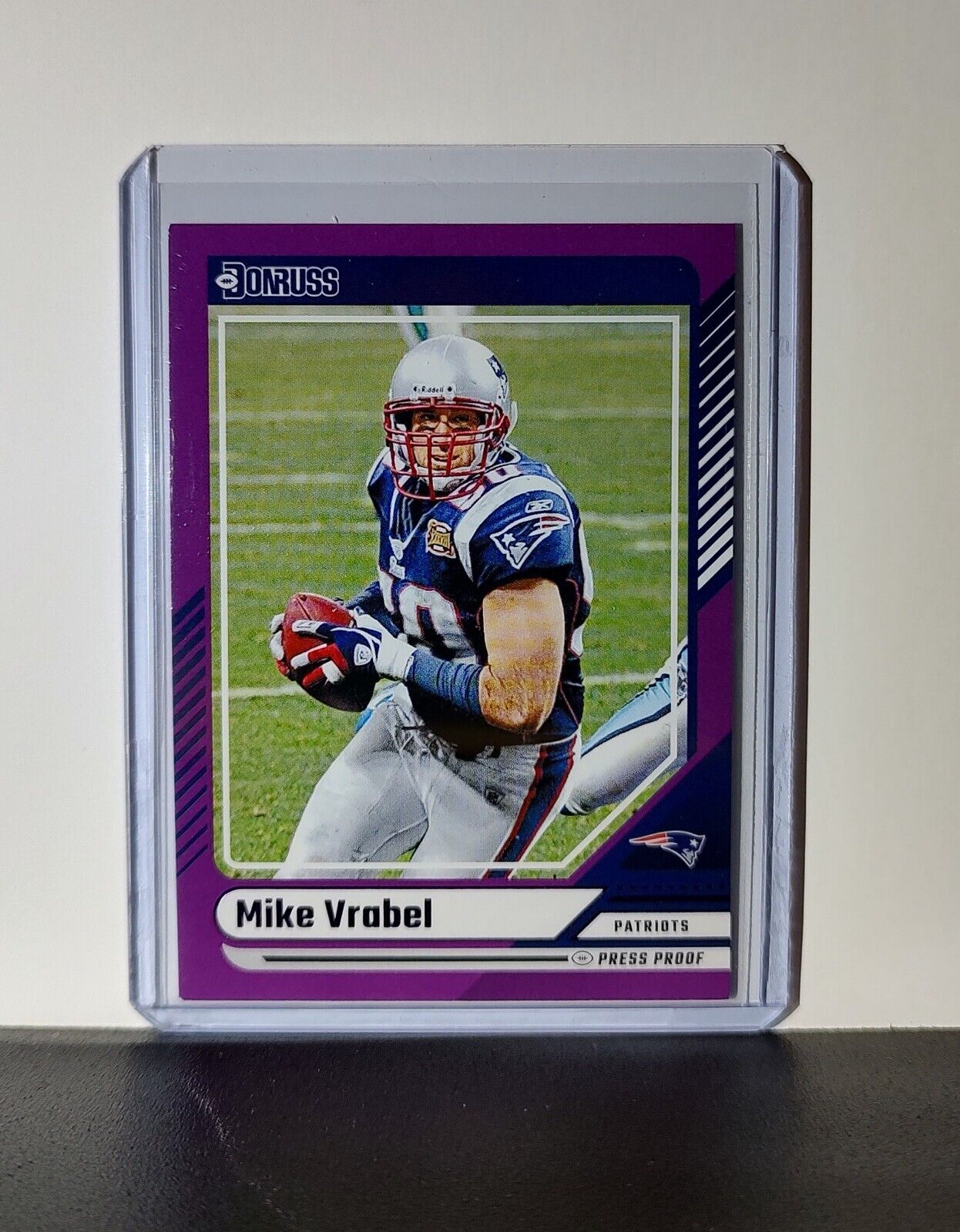 Mike Vrabel 2024 Panini Donruss NFL #97 Press Proof Card New England Patriots