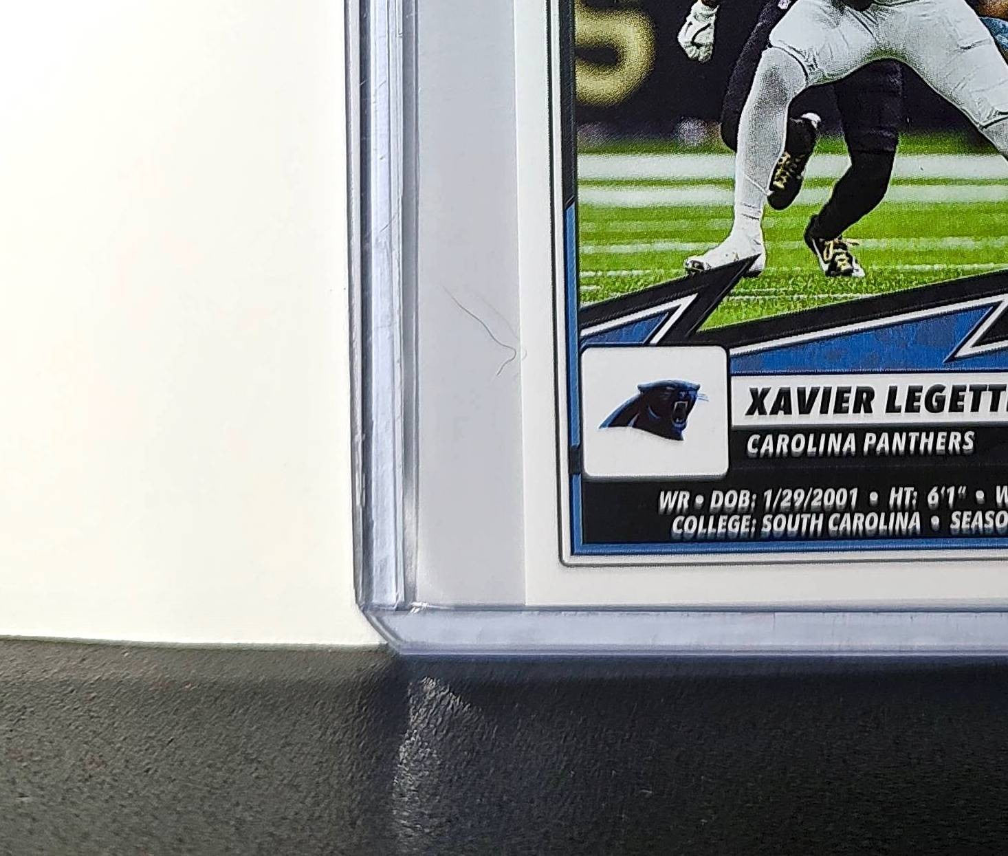 Xavier Legette 2025 Panini NFL #444 Sticker Carolina Panthers