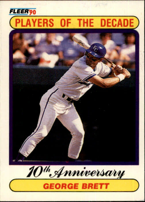 1990 George Brett Fleer Baseball Card #621