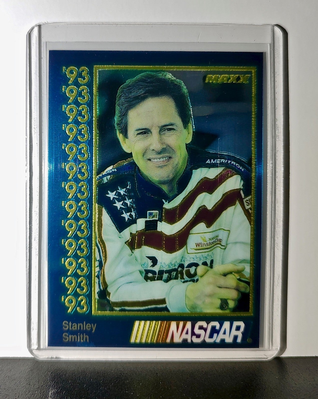 Stanley Smith 1993 Maxx Premier Plus Racing #49 NASCAR Card BS&S Motorsports