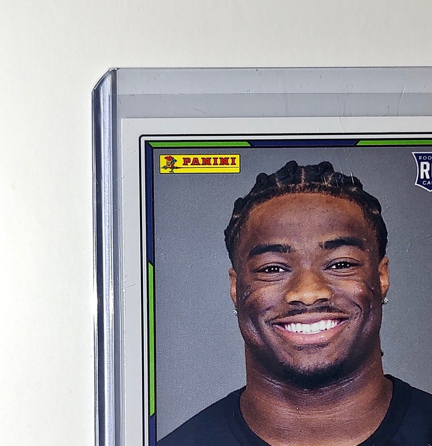 Jalen Milroe Rookie 2025 Panini NFL #95 Sticker Card Seattle Seahawks
