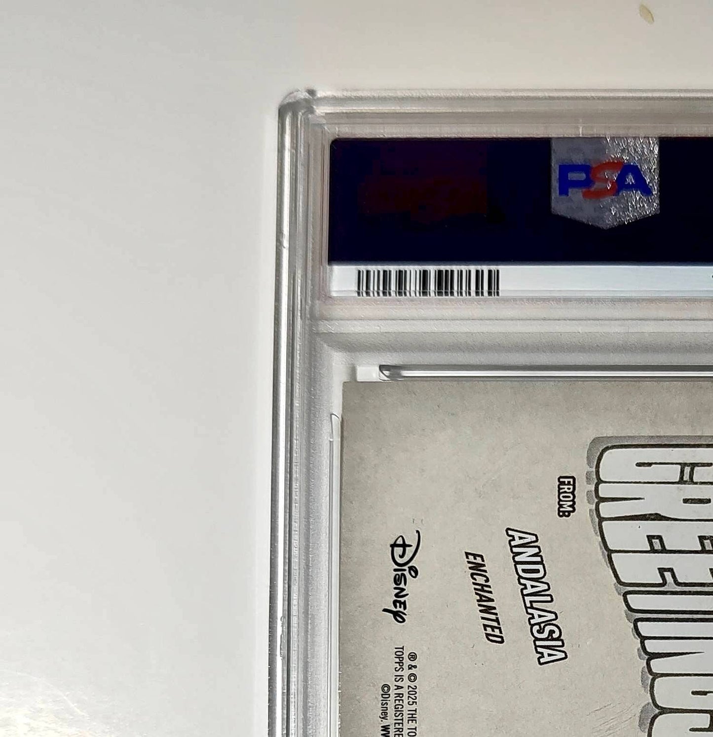 Andalasia 2025 Topps Disney Wonder #GF-2 Greetings From Card Enchanted PSA 9