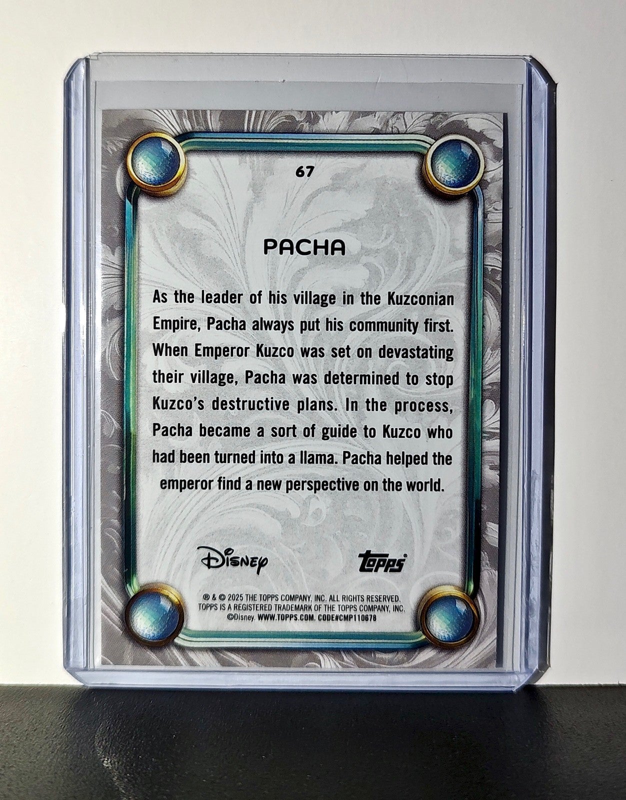 Pacha 2025 Topps Disney Wonder #67 Card The Emperor's New Groove