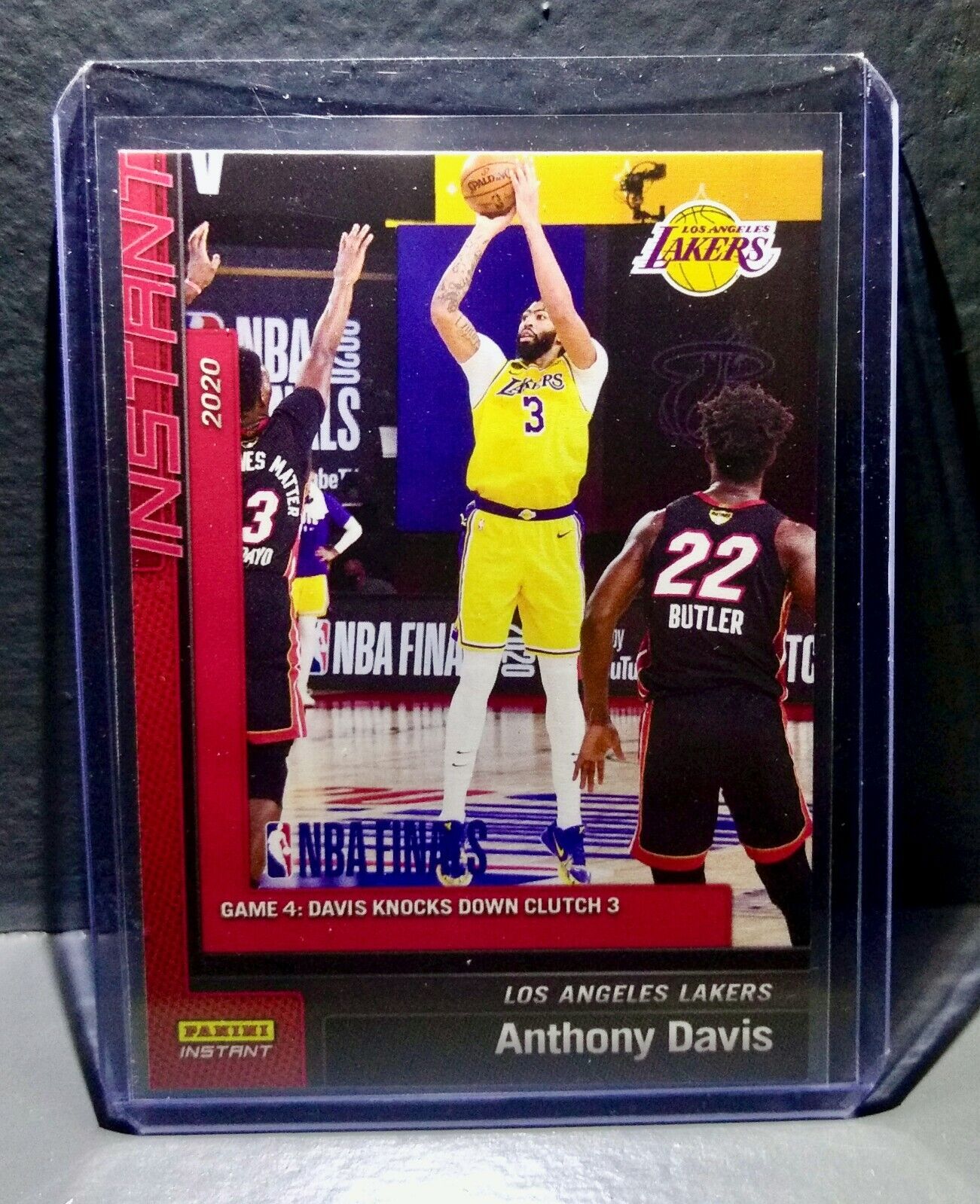 Anthony Davis 2020 Panini LA Lakers NBA Champions #24 Basketball Card
