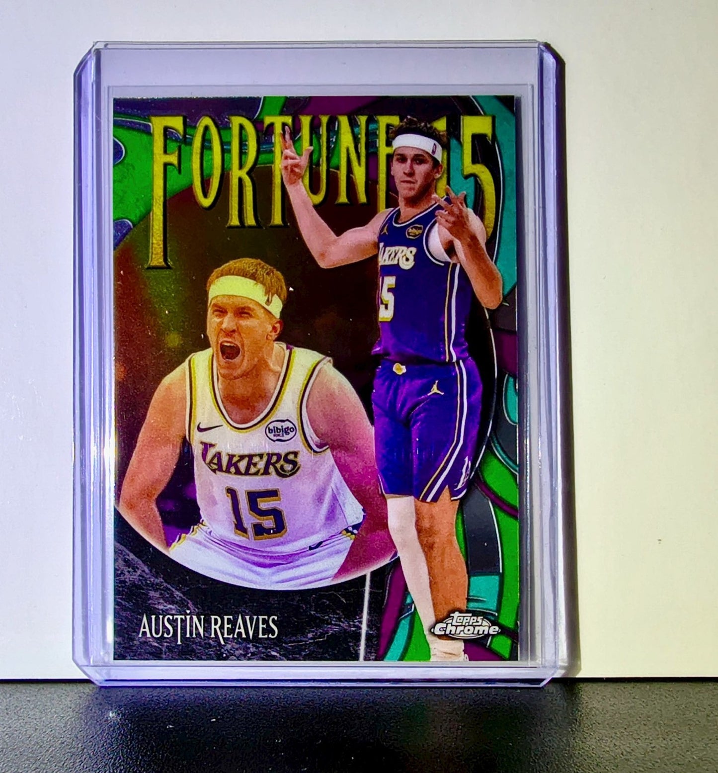 Austin Reaves 2025-26 NBA Topps Chrome Update Fortune 15 #F15-14 Card