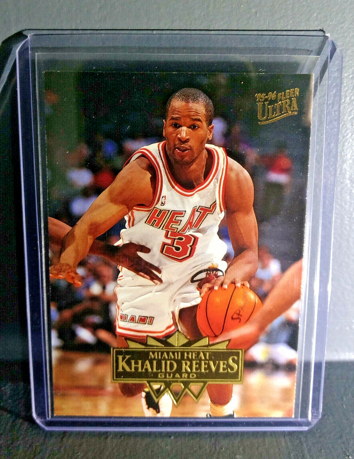 1995-96 Khalid Reeves Fleer Ultra #97 Basketball Card